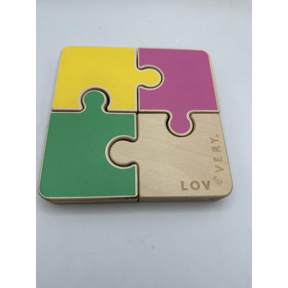Lovevery‎ Chunky Wooden Jigsaw Puzzle Development Toy Babies Toddlers Montessori